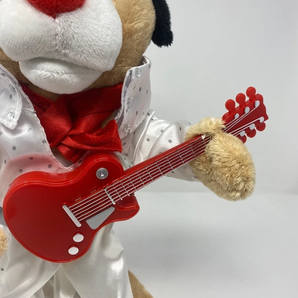 Preferred Plush Singing Elvis Presley Bear in Elvis Outfit 
